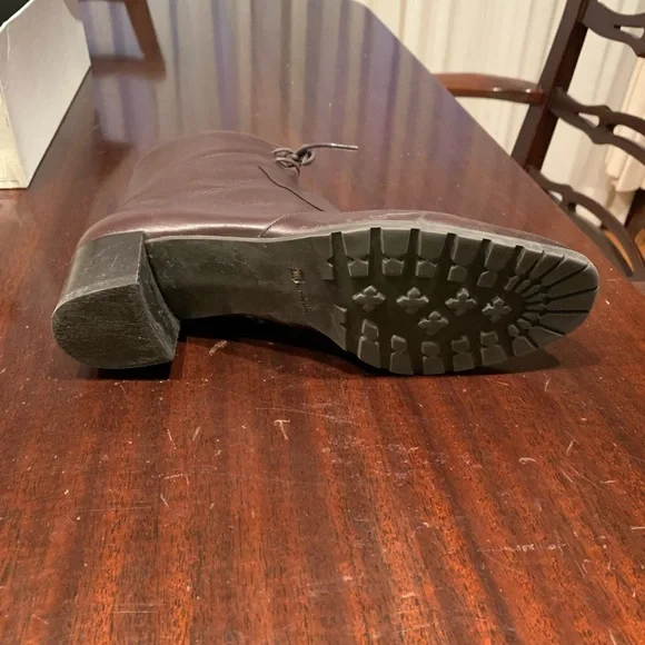 Vaneli East, 7 1/2 brown calf boots, side zipper - Picture 6 of 6